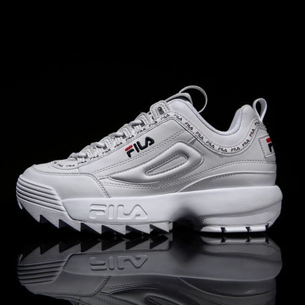 Fila Disruptor 2 Tapey Tape Men's Heritage Shoes - White,NZ 520-93507